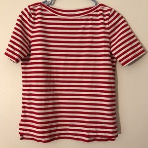 Tommy Hilfiger White/red stripe Top👚